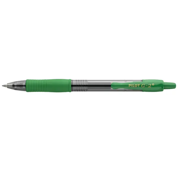 Roller cu gel Pilot Begreen G-2+ diverse culori 0.7 mm cu click Roller cu gel Pilot Begreen G-2+ diverse culori 0.7 mm cu click verde