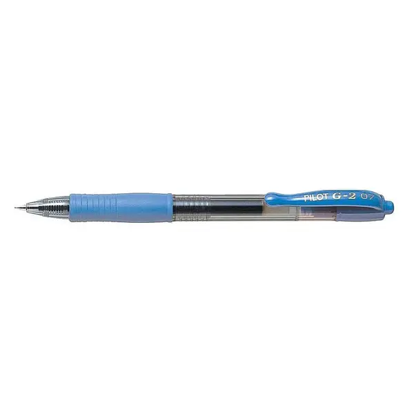 Roller cu gel Pilot G-2 diverse culori 0.7 mm cu click Roller cu gel Pilot G-2 diverse culori 0.7 mm cu click albastru azur