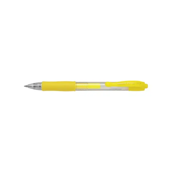 Roller cu gel Pilot G-2 Neon diverse culori 0.7 mm cu click Roller cu gel Pilot G-2 Neon diverse culori 0.7 mm cu click galben neon