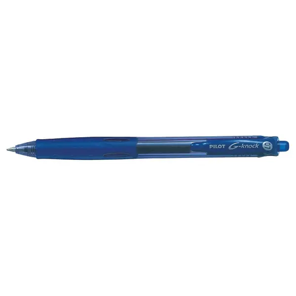 Roller cu gel Pilot G-Knock diverse culori 0.7 mm cu click Roller cu gel Pilot G-Knock diverse culori 0.7 mm cu click albastru