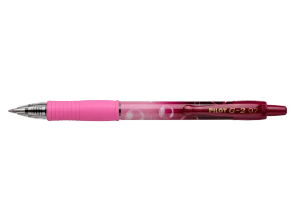 Roller cu gel Pilot G2 Bubble diverse culori 0.7 mm cu click Roller cu gel Pilot G2 Bubble diverse culori 0.7 mm cu click roz