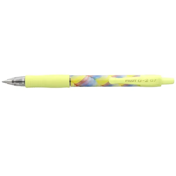 Roller cu gel Pilot G2 Flow diverse culori 0.7 mm cu click Roller cu gel Pilot G2 Flow diverse culori 0.7 mm cu click galben