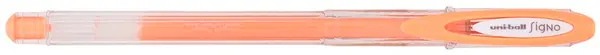 Roller cu gel Uniball Signo Angelic Colour – Oranj, 0.7 mm
