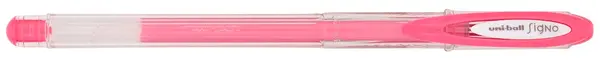 Roller cu gel Uniball Signo Angelic Colour – Rosu, 0.7 mm
