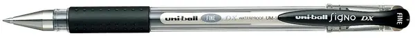 Roller cu gel Uniball Signo Dx Fine – Negru, 0.7 mm