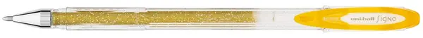 Roller cu gel Uniball Signo Sparkling – Auriu, 1.0 mm