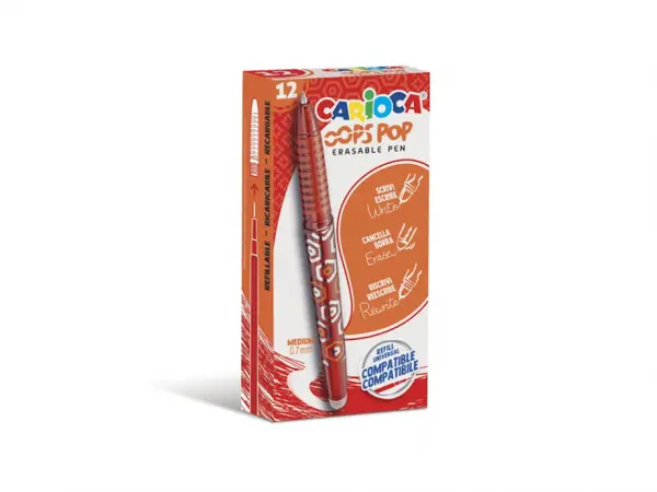 Roller cu stergere 0.7 mm Carioca Oops Pop,3 culori