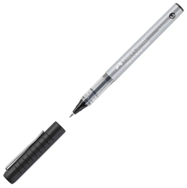 Roller Faber-Castell Free Ink - 0.5 mm, negru
