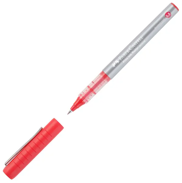 Roller Faber-Castell Free Ink - 0.5 mm, negru