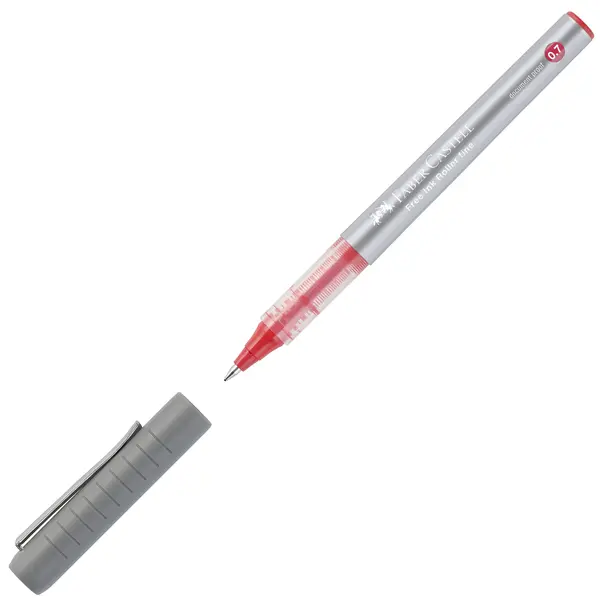 Roller Faber-Castell Free Ink - 0.7 mm, rosu