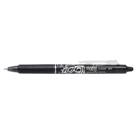 Roller Frixion Clicker Pilot 0.7 mm varf mediu,negru