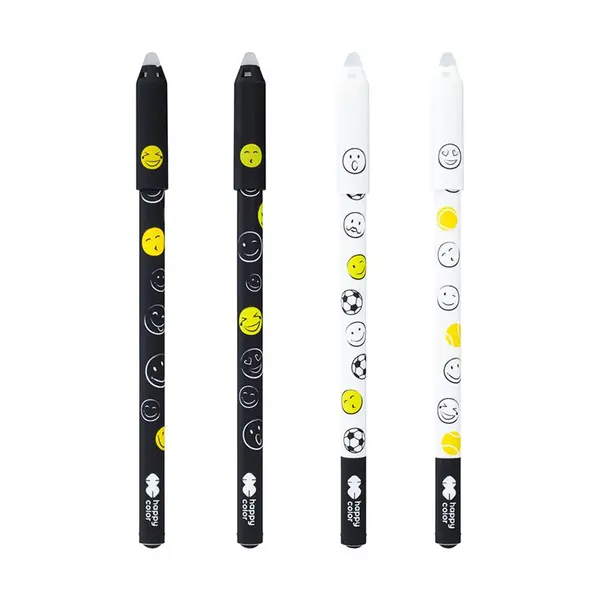 Roller gel cu rescriere, 0.5mm, albastru, Happy Color Fun