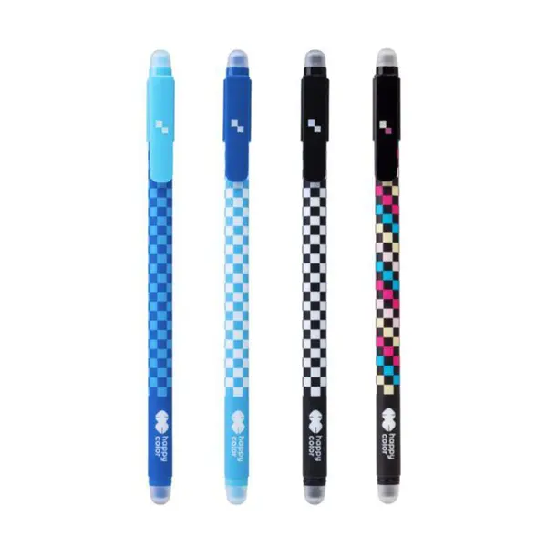 Roller gel cu rescriere, 0.5mm, albastru, Happy Color Skate