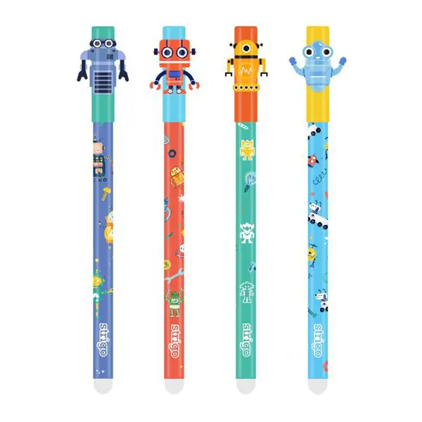 Roller gel cu stergere Strigo Roboti