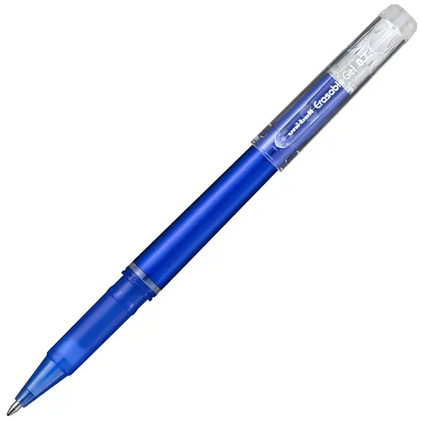 Roller gel Uni-ball UF-222 cu stergere,reincarcabil,0.7 mm,albastru