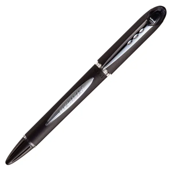 Roller Jetstream Uni-ball SX-210, 1.0mm, cu capac, corp negru,scris negru