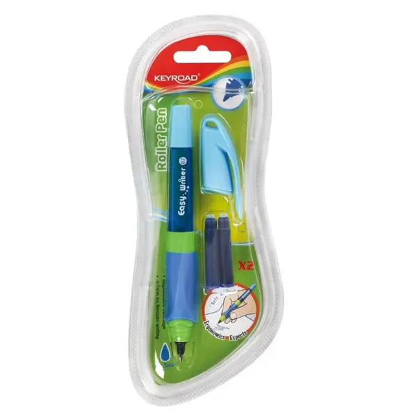 Roller Keyroad Easy Writer 0.7 mm, culori diverse, cu 2 rezerve