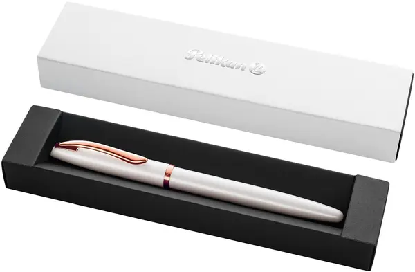 Roller Pelikan Jazz - Noble Elegance, Pearlwhite, în cutie