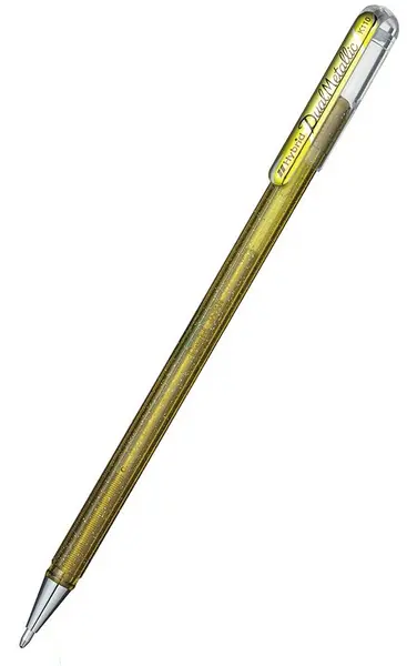 Roller Pentel Hybrid Dual K 110 - 1. mm, auriu