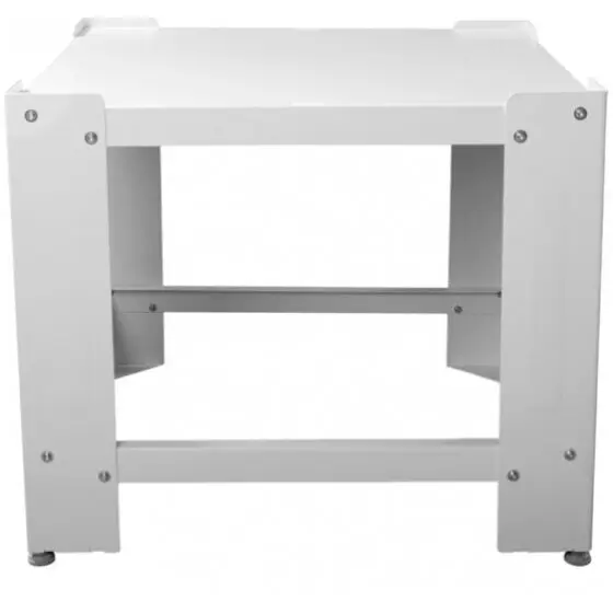 Roller Piedestal pentru Masina de Spalat / Uscator, Roller 00801, Sarcina Maxima 150KG, 60 x 60, Otel Galvanizat, Alb