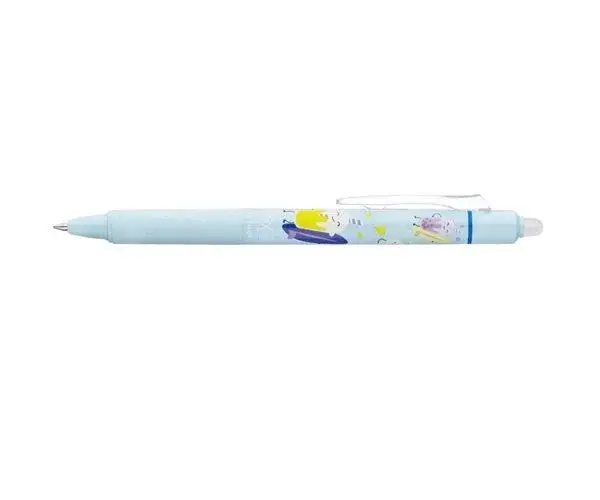 Roller Pilot Frixion Clicker 0.7 Fancy Pool albastru, cerneala albastra termosensibila