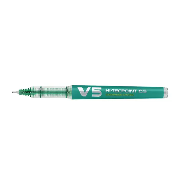 Roller reîncărcabil Pilot V5 Hi-Tecpoint 0.5 mm Roller reîncărcabil Pilot V5 Hi-Tecpoint 0.5 mm verde