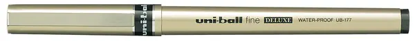 Roller Uniball Fine Deluxe – Albastru, 0.7 mm