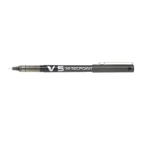 Roller V5 Hi-Tecpoint Pilot 0.5 mm varf fin negru