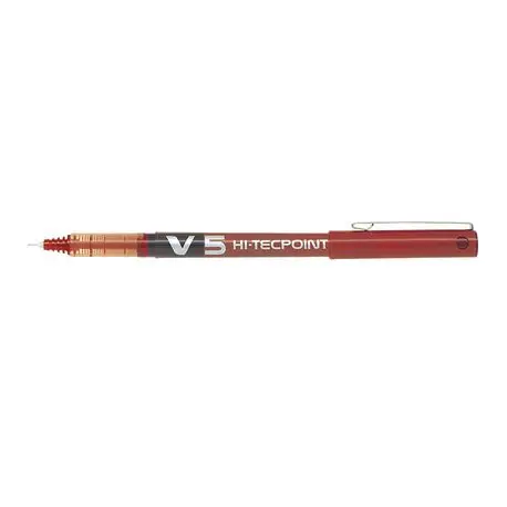 Roller V5 Hi-Tecpoint Pilot 0.5 mm varf fin rosu
