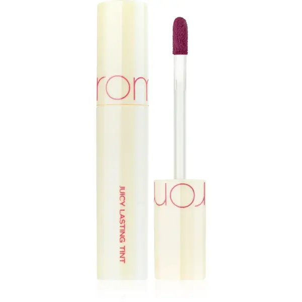 rom&nd Juicy Lasting luciu de buze intens pigmentat culoare 28 Bare Fig 5.5 g