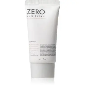 rom&nd Zero Sun Clean crema tonica iluminatoare cu efect de hidratare SPF 50+