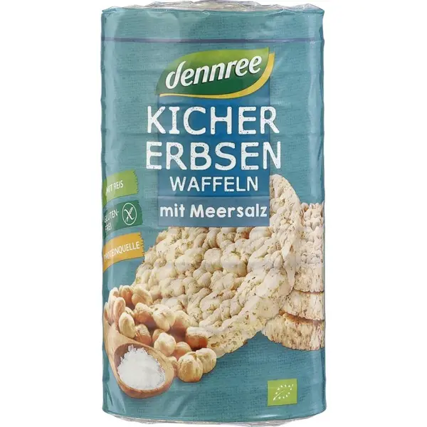 Rondele din naut si orez cu sare de mare fara gluten, eco - 100 g