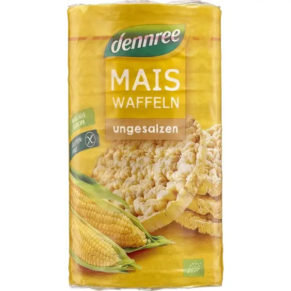 Rondele din porumb expandat fara sare fara gluten, eco - 120 g