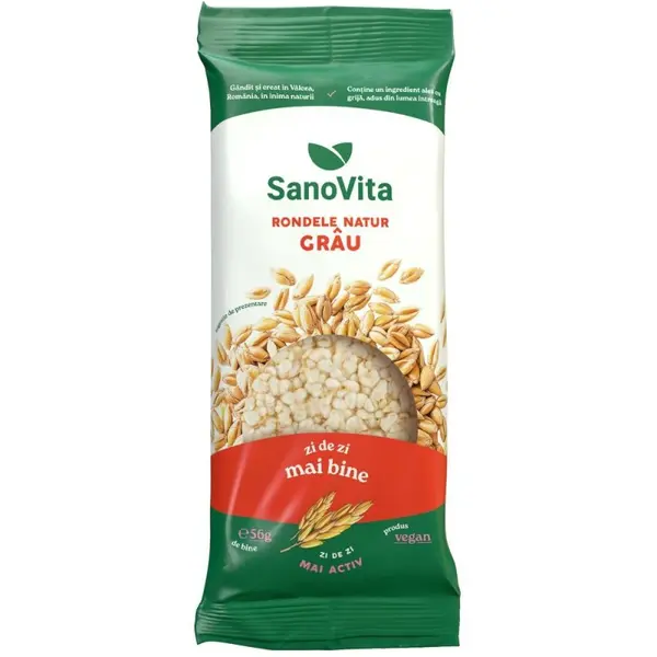 Rondele Simple din Grau, Sanovita, 56 g