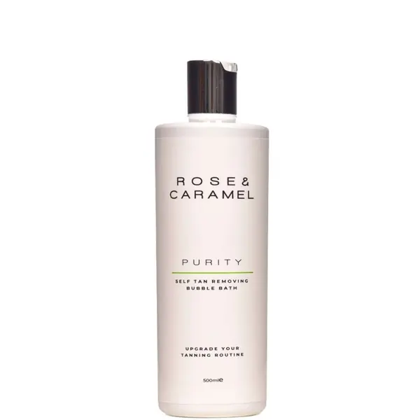 Rose and Caramel Purity Self Tan Removing Bubble Bath 500ml