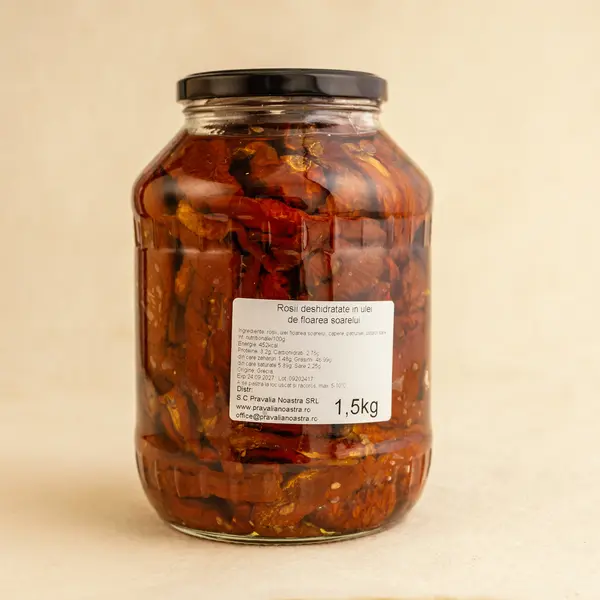 Rosii deshidratate in ulei 1.5 kg