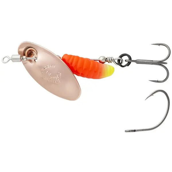 Rotativa Grub Spinners Nr.1 3.8g Sinking Copper Red Yellow