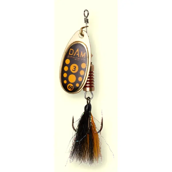 Rotativa Standard Dressed Spinner Nr.2 4g Blacky