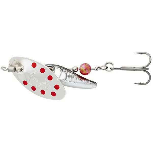 Rotativa Sticklebait Spinner Nr.1 4.5g Sinking Dirty Silver Red