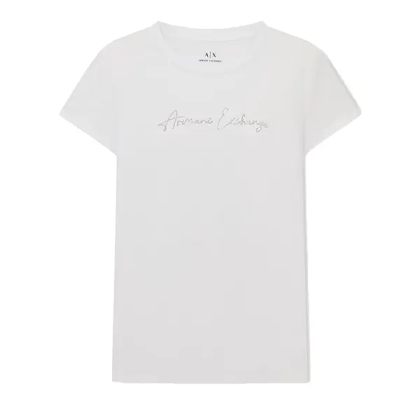 Round neck t-shirt optic white S