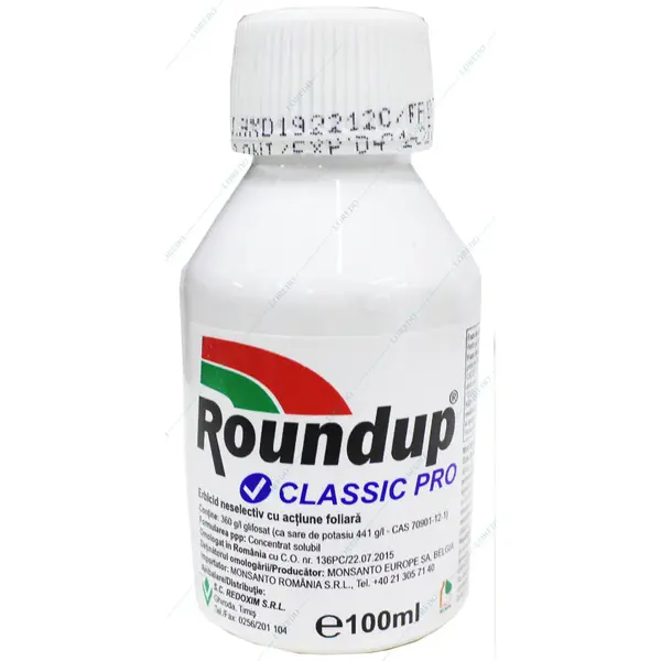 RoundUp Classic Pro 100 ml, erbicid total neselectiv sistemic pe baza de Glifosat - Default Title