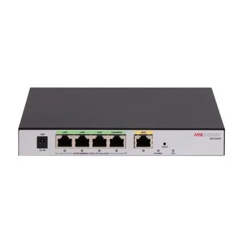 Router 4 porturi LAN Gigabit PoE , 1/2porturi WAN Gigabit - HIKVISION DS-3WG105GP-SI