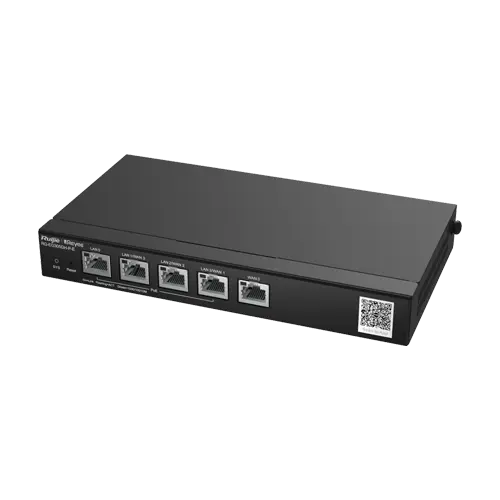 Router 4 x RJ45 1G PoE, 1 x RJ45 1G, Buget PoE 60W, Multi-WAN, Cloud Management - Ruijie RG-EG305GH-P-E
