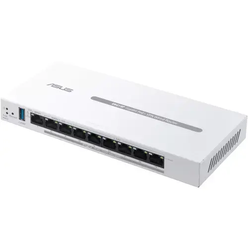 Router ASUS ExpertWiFi EBG19P, Gigabit Ethernet, PoE+ (Alb)