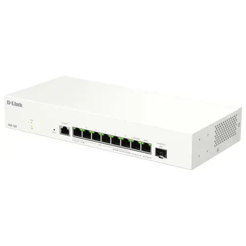 Router D-Link DBR-700, 2.5G dual WAN, echilibrare incarcare si failover, VPN (IPSec, WireGuard, OpenVPN, PPTP, L2TP), firewall SPI, port SFP, management AP central pentru pana la 15 AP-uri