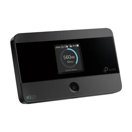 Router portabil 4G, Wi-Fi 4, Nano SIM, microSD, Baterie 2100 mAh - TP-Link M7350