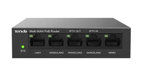 Router Tenda G0-5G-PoE, 5 Porturi, Gigabit