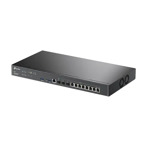 Router VPN, 2 x SFP+ 10G, 1 x SFP Gigabit, 8 x RJ45 Gigabit, 2 x USB, 1U - TP-Link Omada ER8411