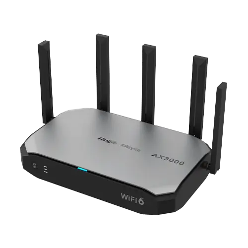Router WiFi 6 Dual Band, 5 porturi GE, AX3000, Cloud Management - Ruijie RG-EG105GW-X