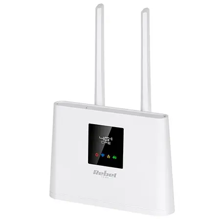 Router wireless 4G LTE cu slot cartela SIM, 2 antene, LAN, Rebel RB-0702